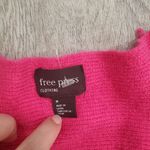 Free Press  Pink Knit Sweatshirt Size Medium Photo 2