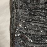 Free People Charcoal Sequin Sleeveless Cropped Tube Top Photo 5