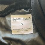 White Birch  Black Faux Leather Jacket.Size S Photo 8