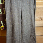 EXPRESS Vintage Y2K  Barrel Wide Leg Linen Cotton Pocket Low Rise Pant Trouser Photo 0