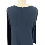 Max Mara S'  Navy Blue 3/4 Sleeve Classic A-Line‎ Shift Dress Size US 12 Photo 5