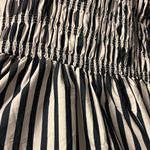 Striped Maxi Dress White Size M Photo 4