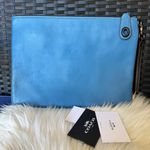 Coach 1941 NASA SPACE PATCHES RIVER BLUE LEATHER LARGE TURNLOCK 30 Photo 1