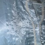 Delicates  Sky Blue Satin Lingerie Photo 2