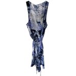 Vera Wang Simply Vera  Abstract Blue and Black Dress Photo 3
