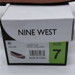 Nine West Teland3 Slip On Flats Women's 7 Brown Casual Shoes Work School Comfort Photo 3