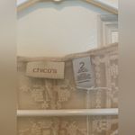 Chico's  Elegant BeigeLaced  Patterned Women's Top.    Size-2 Photo 3