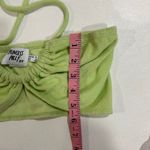 Princess Polly  Clarke Top Green Size 4 Terry Halter Crop Y2K Photo 6