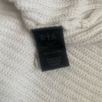 RTA Sloane Sweater Pale White One Shoulder Cotton Sleevless Tank Size Medium Photo 3