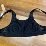 Wingslove Black Adjustable Strap High‎ Impact Sports Bra Size 34B Wireless NWT Photo 2