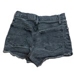 Madewell Black Button Fly Cut Off Short Shorts Size 25 Photo 2