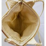 Cream Macrame Crochet Shoulder Bag Lined Boho Handbag Vintage Purse 10.5"x 9.5" Photo 4