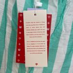 Never A Wallflower Aster Short Sleeve Shirt Dress Stripes Green Size M Photo 7