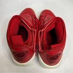Nike Air Shake Ndestrukt red leather sneakers women’s size 9 athletic activewear Photo 5