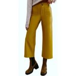 Maeve  by Athropologie The Colette Cropped Vegan Leather Pants size 29T Photo 8