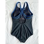 Lands' End Lands’ End • one piece swimsuit black full coverage sporty x back Photo 2