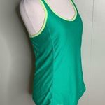 Nike Green/Yellow Trim Dr-Fit Razorback Tank Top L Photo 3