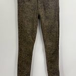 Current/Elliott  Women's Ankle Skinny Coated Jeans Army Dirty Paws size 23 Photo 1