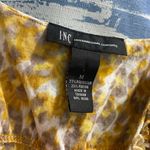 International concepts  Gold Color Splotch Print Flowey Tank Blouse Photo 2