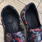 Easy Street Easy Works  Blue Coffee Print Patent Clogs Slip Resistant Shoes‎ 9.5 Photo 3