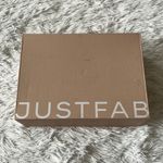 JustFab bootie Women’s Hyacinth Active Knit Open-Toe in black caviar size 8 Photo 2