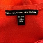 Ellen Tracy Linda Allard ‎ Petite M Red Knit Tank Top Sleeveless Photo 2