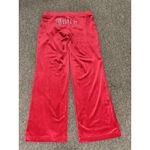 Juicy Couture Bling Velour Tracksuit Hoodie Pants Cherry Red Sz Med Photo 12