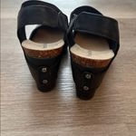 Pierre Dumas  Enya black wedges 8 NWOT Photo 4
