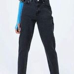 Princess Polly  Bella High Rise Mom Jeans Washed Black Grey sz 4 Photo 0