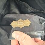 Vintage Maya Embossed Leather Hobo Bag – Black Photo 14