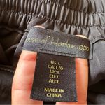 House of Harlow Wide Lag Satin Pants Black Size Large Omens Photo 3