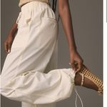Anthropologie  Moon River Drawstring Pants Cream Size L NEW Photo 3