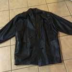 Very nice real black leather coat Size undefined Photo 0