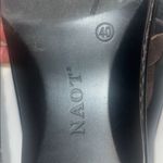 EXC COND NAOT Avignon Everyday Clog Luggage Brown / Mine Brown Leather Strap 9 Photo 10