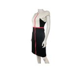 New York & Co. XS Color Block Sheath Dress Career Work Pink Detail Photo 1