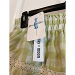 Day moon ruffle skirt. Green and white. Small Photo 3