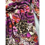 Vera Bradley Plush Hooded Floral Robe Women's Belted Pockets S/M Photo 3