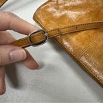 Lodis Tan Leather Crossbody Mini Handbag Purse Bag Womens Magnetic Closure Photo 5