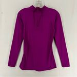 Athleta  Long Sleeve Back Zip Pullover Athletic Long Sleeve Medium Pink Photo 4