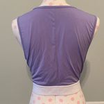 Fabletics NWOT  XL lavender sports crop top Photo 2