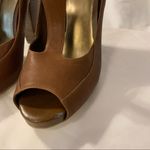 BCBGirls NWOT  T-strap Peep-toe ‘Cross’ Heels- imperfect Photo 5