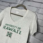 Blue 84 Women's Gray University of Hawaii V-Neck Top SZ M Relaxed Fit Unisex Y2K Photo 6