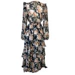 VICI  LONG SLEEVE RUFFLE FLORAL MAXI DRESS Photo 14
