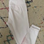 Athleta white and pink leggings Photo 0