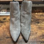 Kendall + Kylie  Gray suede heeled booties size 7 Photo 4