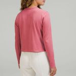 Lululemon Classic Fit Cotton Blend Long Sleeve Shirt Brier Rose Size 14 Athletic Photo 1
