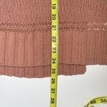 Aerie Camel Brown Chenille Knit Turtleneck Oversized Sweater Photo 9