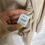 Brochu Walker  Lightweight Tan Drape Cardigan Photo 3