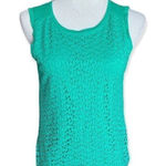 Loft NWOT Womens Ann Taylor Petites Crocheted Front Sleeveless Top - Sz S SP Photo 0