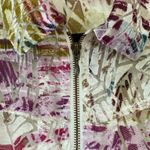 Coldwater Creek Sheer Velvet Burnout Full Zip Jacket XL Size 16 Artsy Lagenlook Photo 2